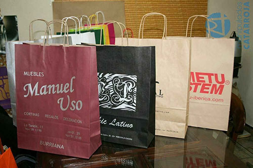 bolsas de papel baratas de colores