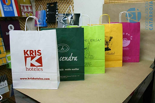 bolsas de papel baratas en Murcia de colores