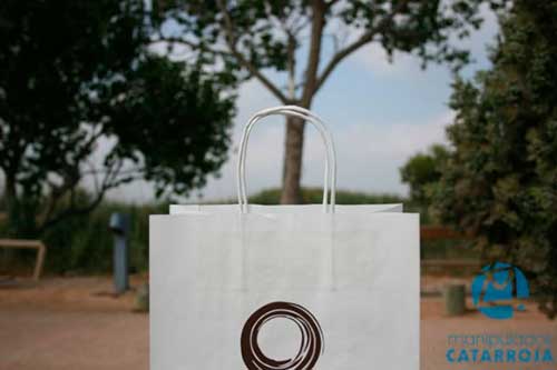 Bolsas de Papel Baratas Asa Redonda