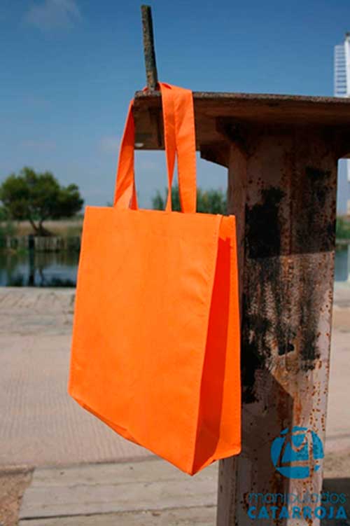 Bolsas de Tela Baratas Naranja