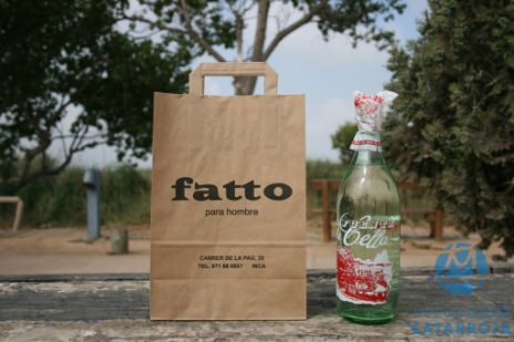 bolsas kraft asa plana