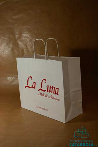 bolsas impresas baratas asa rizada