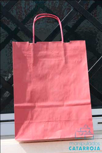 bolsa impresa barata rosa