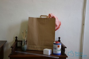 Bolsas para comercio baratas asa pana sencillas