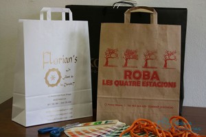Bolsas para comercio baratas diferentes colores