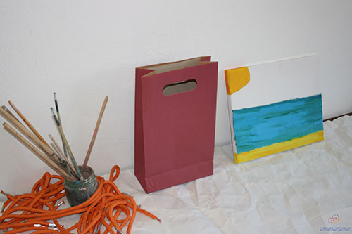 bolsas de papel baratas asa troquelada