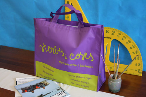 Bolsas de Tela Baratas dos tonos