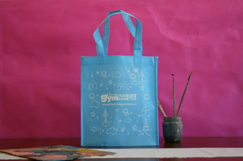 Bolsas de Tela Baratas azul claro