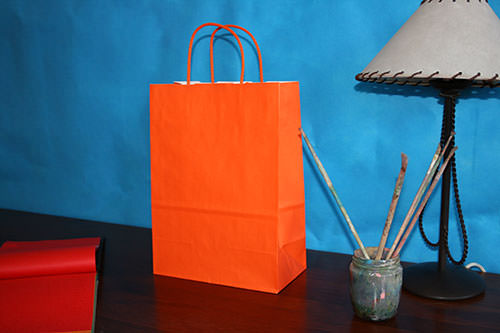 Bolsa de Papel Naranja
