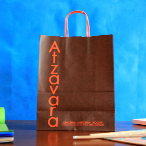 comprar bolsas de papel baratas de asa rizada