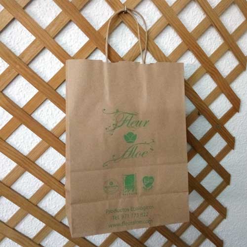 Bolsas Kraft Baratas Asa Rizada